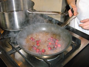cranberry poêlée avec beurre et sirop de sucre de canne1