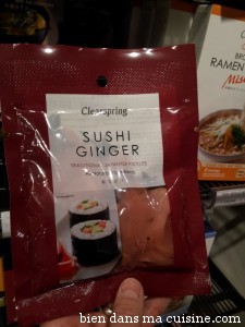 gingembre à sushi