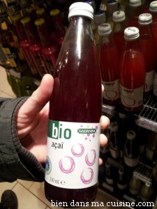 jus açaï bio