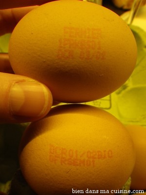 Oeufs labellisés bio ou fermier