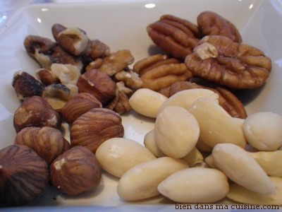 assortiment noix noisettes