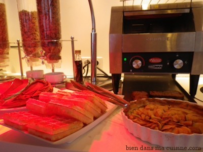 buffet gaufres tarte