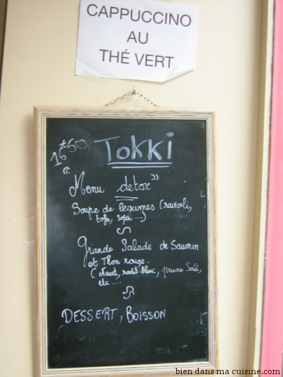 ardoise menu détox