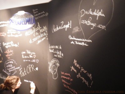 le désormais incontournable wall... (le mur, quoi, sur lequel vous gribouillez un truc