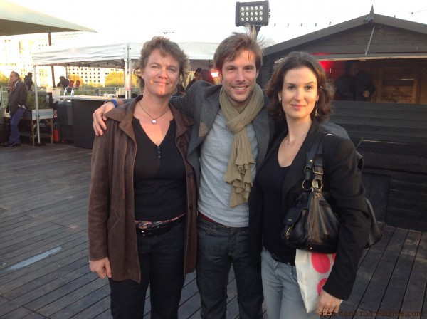 Avec Grégory Cuilleron, super sympa et drôlement souriant (ça change !).