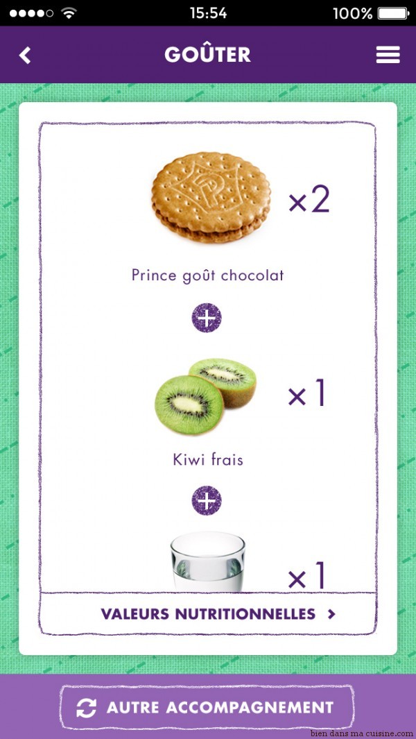 appli mondelez I Love Biscuits gouter Bien dans ma cuisine