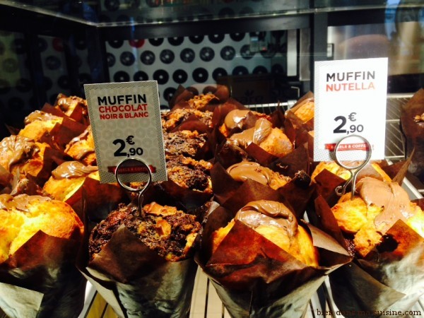 muffins nutella chocolat