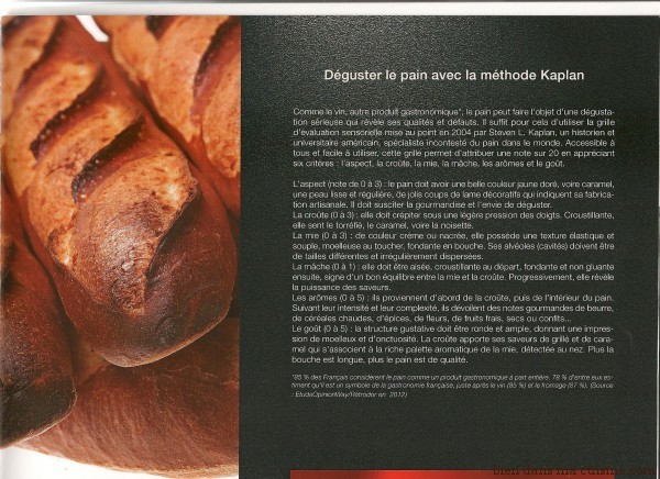 Méthode Kaplan pour déguster le pain