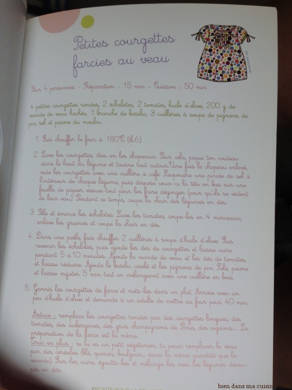 petites courgettes farcies au veau