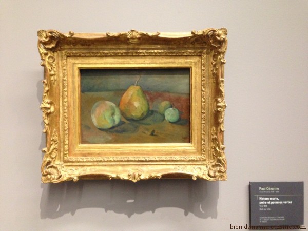 Poire et pommes vertes (Cézanne)