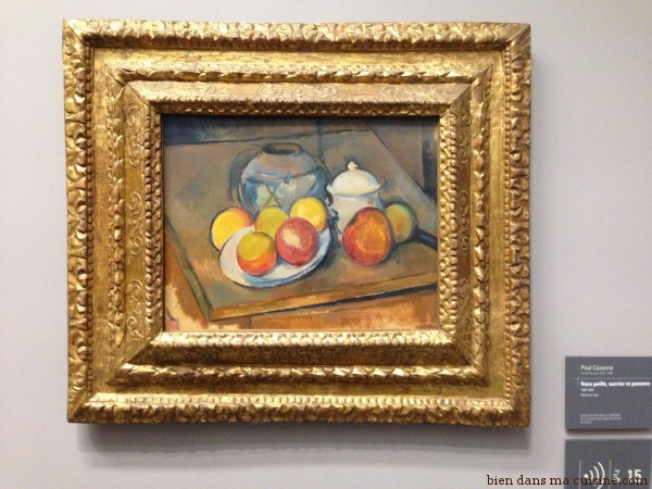 Vase, sucrier et pommes (Cézanne)