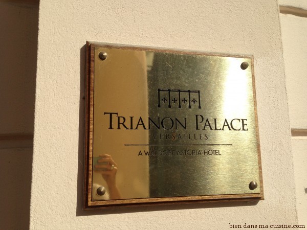 L'entrée du Trianon Palace à Versailles.
