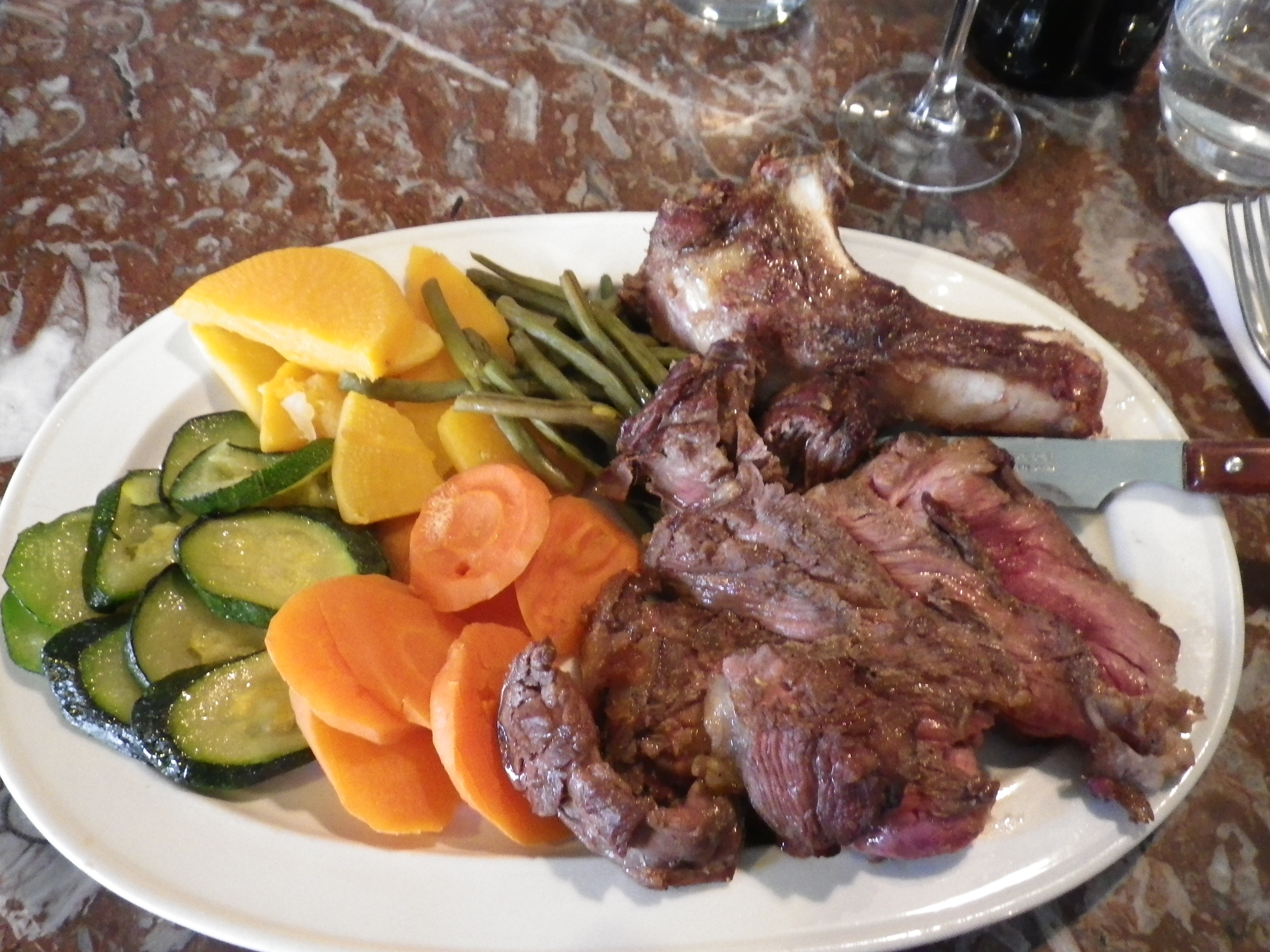 Où manger une excellente côte de boeuf à Paris ? Chez Gégé ! Bien