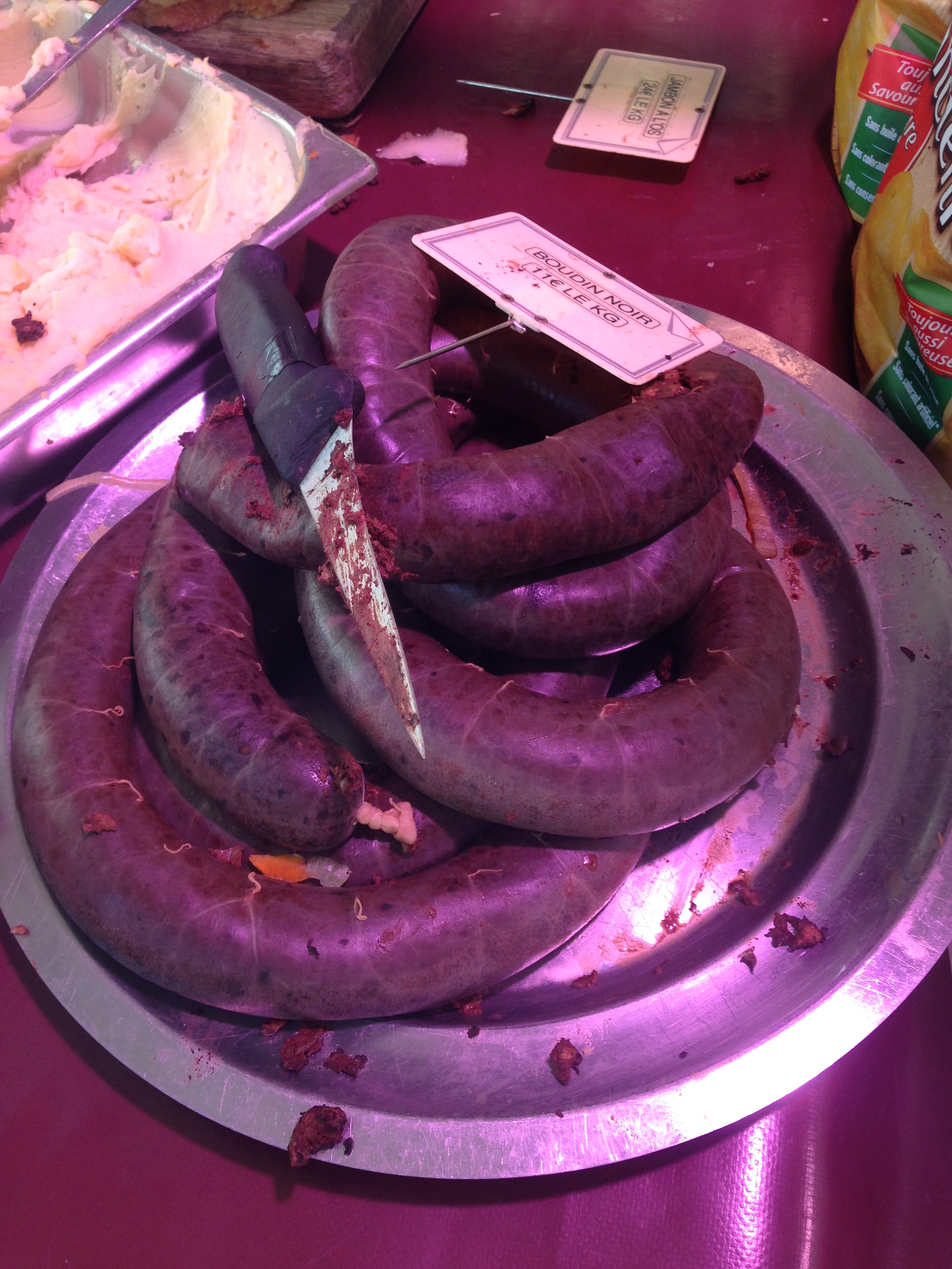 saucisse boudin noir Bien dans ma cuisine